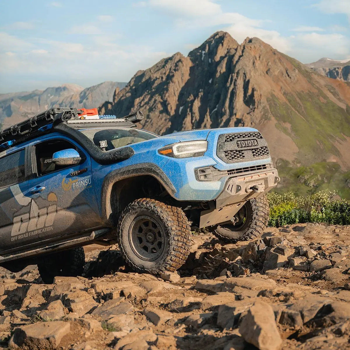 Prinsu 2nd-3rd Gen Toyota Tacoma Prinsu Pro Desert Air Intake Cab Rack - Rack-n-Roll