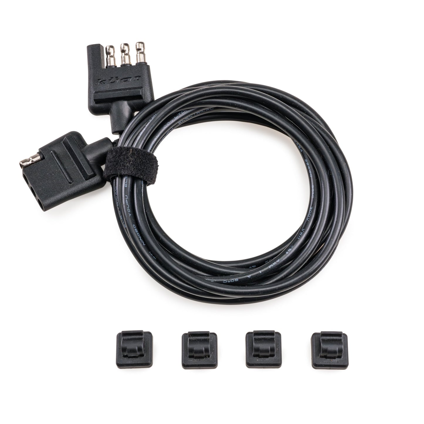 4 Pin Flat Rack to Car Wiring Harness, Long (Piston Pro X)