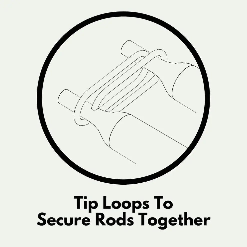 Trxstle Rod Boots 11' - 12'6" Rods (2 pack - Black) - Rack-n-Roll