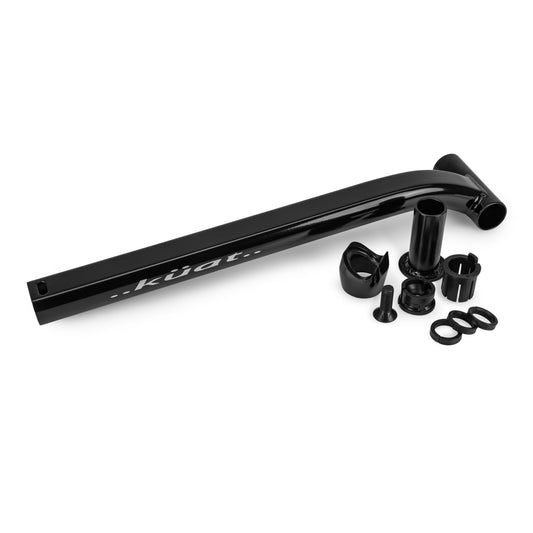 Kuat Sherpa 2.0 Ratchet Arm Housing with Retainer Bolt & Plastic C-Clip - Outer - With Logo - Black Metallic replacement part