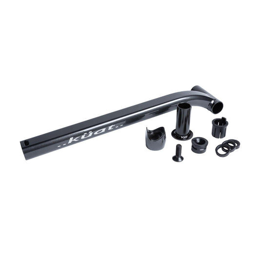 Kuat Sherpa 2.0 Ratchet Arm Housing with Retainer Bolt & Plastic C-Clip - Outer - With Logo - Gray Metallic replacement part
