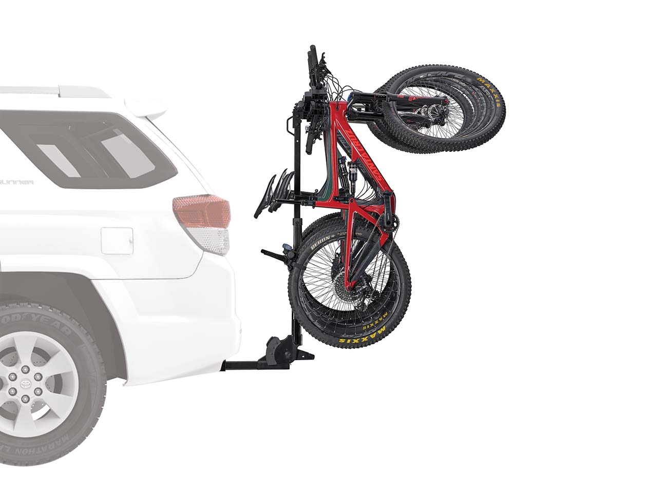 HangTight 4 — 2" Vertical Hitch Bike Rack