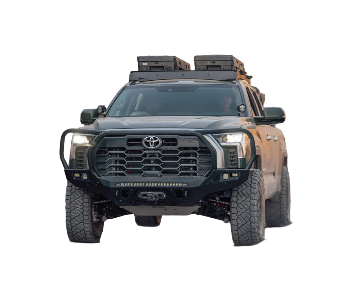 3rd Gen Toyota Tundra CrewMax Prinsu Roof Rack - Panoramic Sunroof Compatible