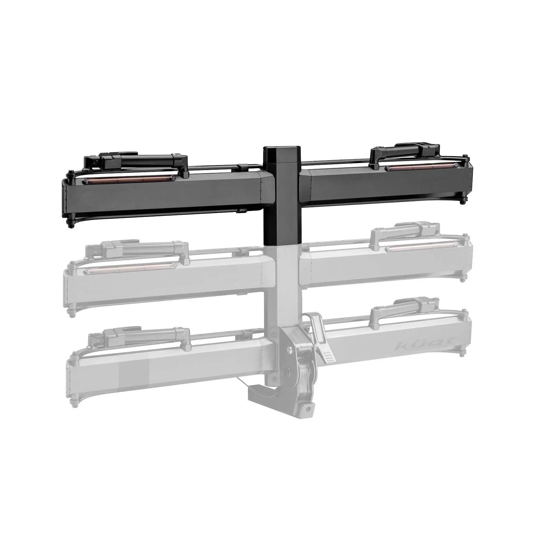 Kuat Piston Pro X Add On LED Dual Ratchet Platform Rack with Kashima - 1 Bike - Galaxy Gray -  Rack-n-Roll