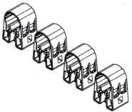 Yakima RPL, SnAr, Rd/Sq, (4) - 0135 - Snap Arounds (set of 4) -  Rack-n-Roll
