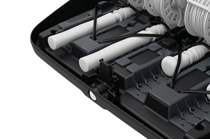 close up of rod securing system