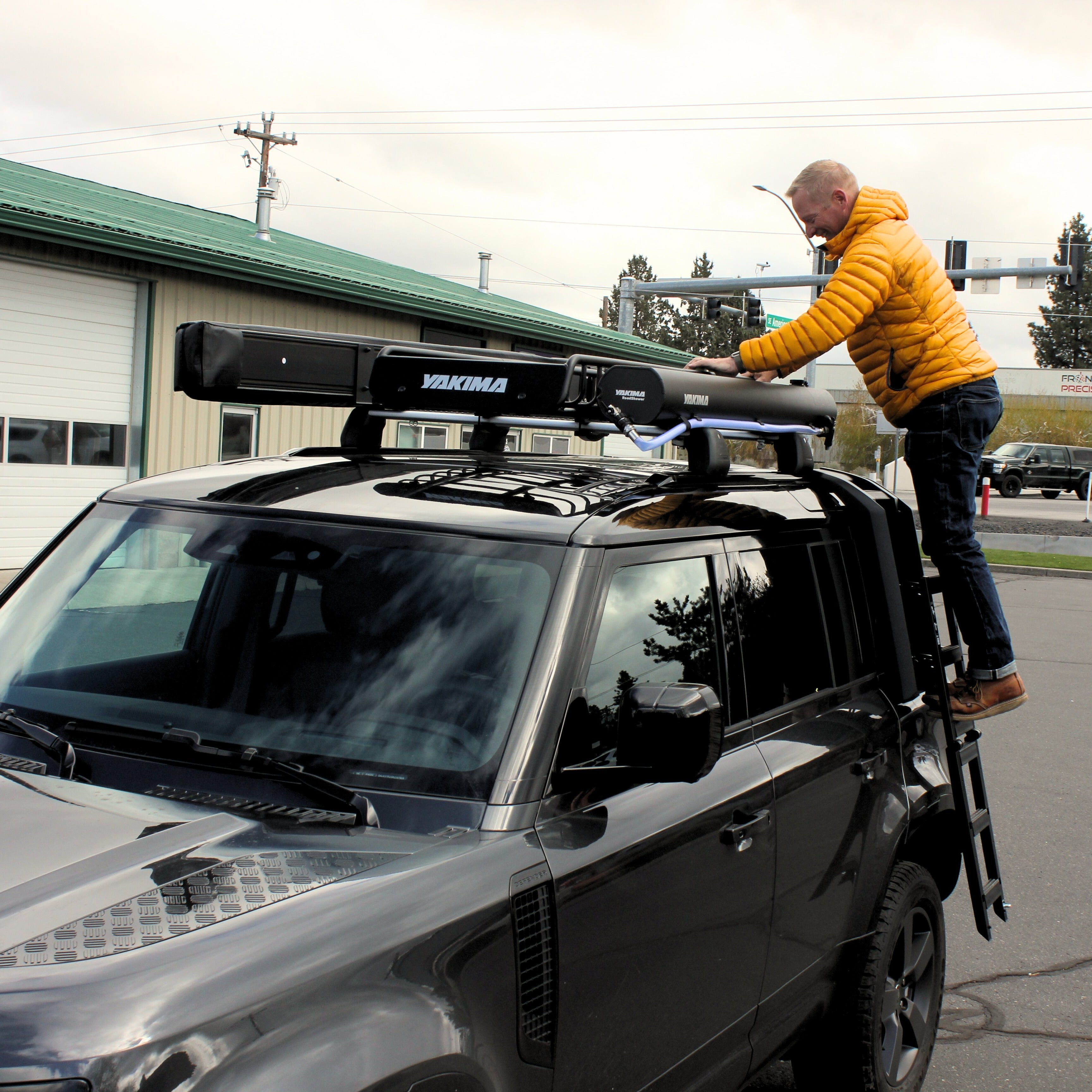 Roof Rack on Land Rover