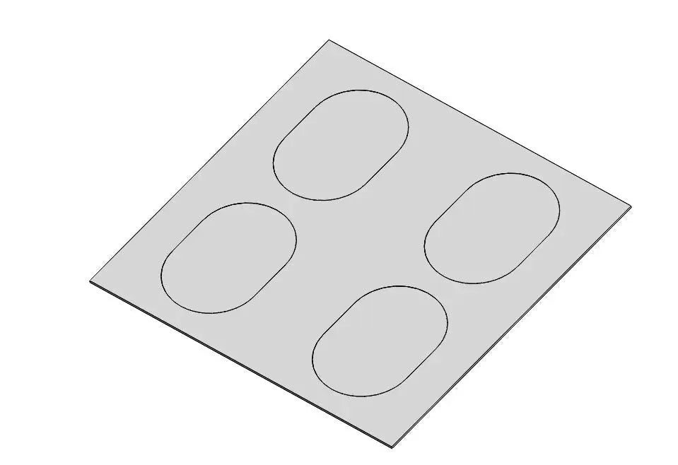 Yakima Rpl,Pads,Clear,Uni Fairing -  Rack-n-Roll