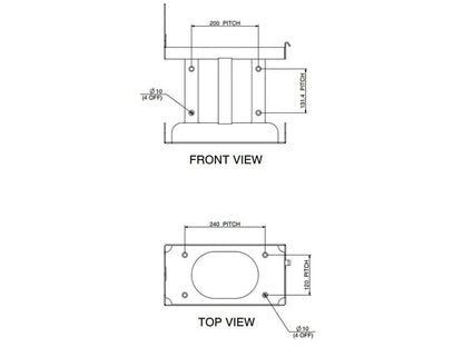 Front Runner Vertical Jerry Can Holder -  Rack-n-Roll