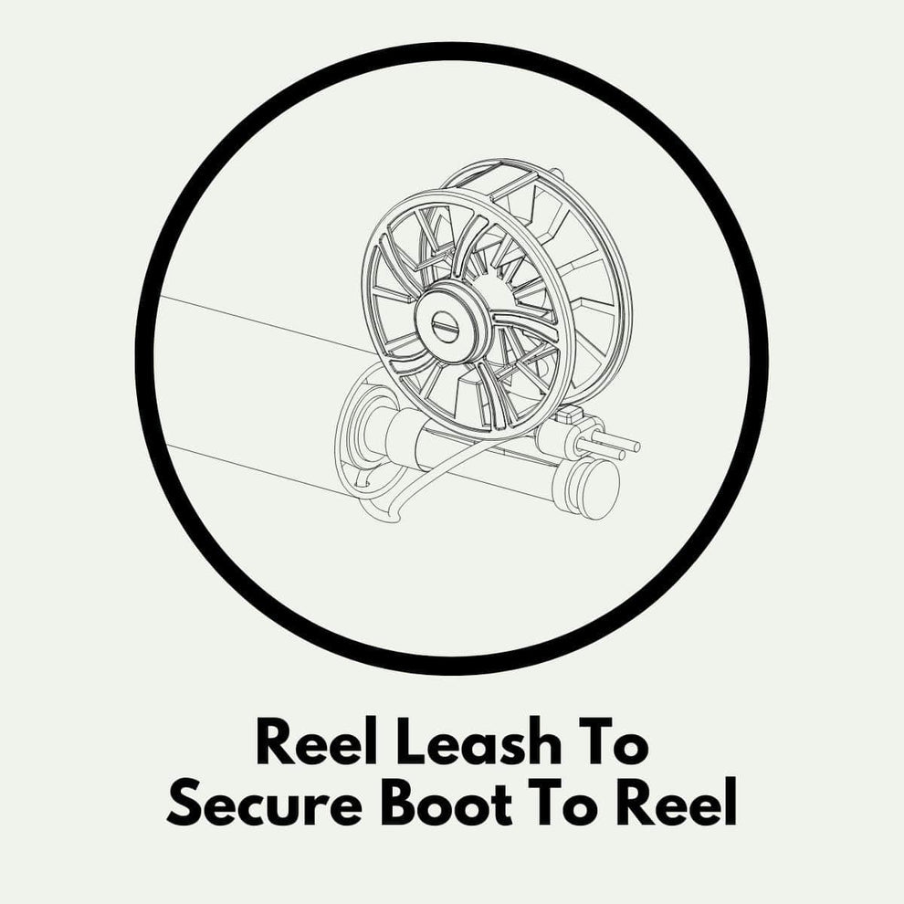 Rod Boots 11' - 12'6" Rods (2 pack - Black)