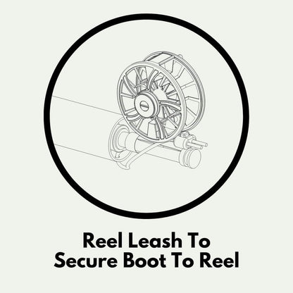 Rod Boots 11' - 12'6" Rods (2 pack - Black)