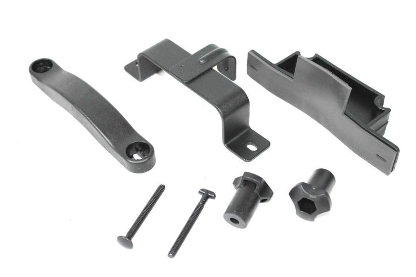 Set of mechanical components use for mounting a Yakima LoadWarrior or MegaWarrior Cargo basket. 