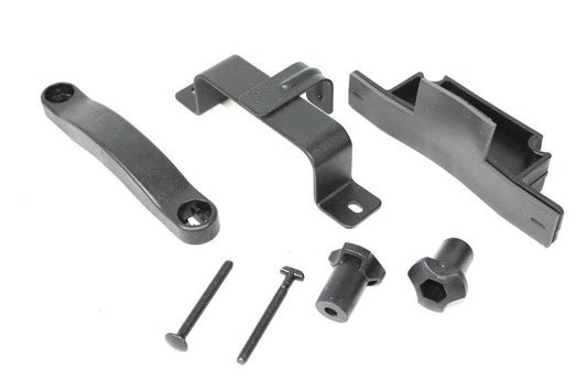 Set of mechanical components use for mounting a Yakima LoadWarrior or MegaWarrior Cargo basket. 